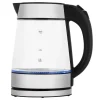 KitchenBrothers Glas Wasserkocher 1.7L - Stainless Steel