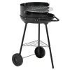 Kohlegrill halboffen