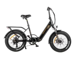 Lacros Mustang M250 elektrisches Klapp-Fatbike - Black