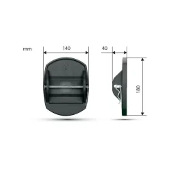 Lampa Eckstützen-Fußplatten - Set von 4