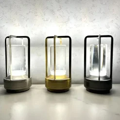 Lanta LED Tischlampe - Grau