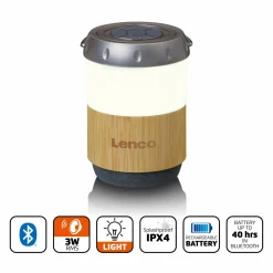 Lenco BTL-030BA Laterne mit Bluetooth-Lautsprecher