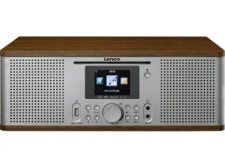 Lenco DIR-270WD Internetradio - Walnuss,Silber