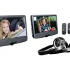 Lenco DVP-1046BK 2x 10-Zoll tragbarer DVD Player