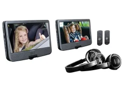 Lenco DVP-1046BK 2x 10-Zoll tragbarer DVD Player