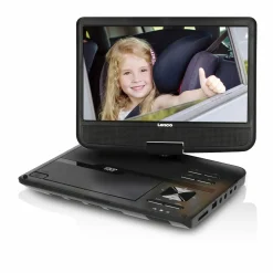 Lenco DVP-1046BK 2x 10-Zoll tragbarer DVD Player