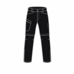 Löffler CSL schwarze Herren Zip-Off Hose