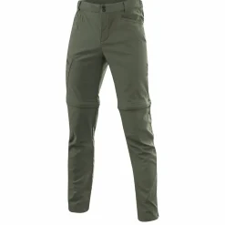 Löffler olivgrüne Zip-Off-Wanderhose