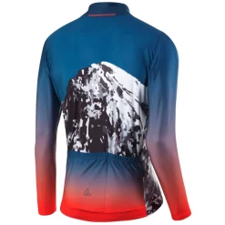 Löffler Scarp blaues Herren Langarm-Radtrikot