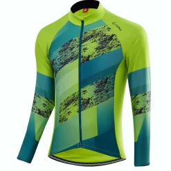Löffler Shalerock grünes Herren Langarm-Radtrikot