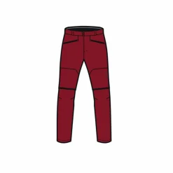 Löffler Tapered CSL rote Herren Zip-Off Hose