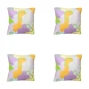 Lila Dekokissen Madison Grafi - 4er-Set