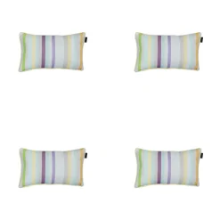 Lila Dekokissen Madison Righe - 4er-Set