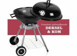 Lone Star Ø45 cm Kugelgrill mit Deckel & Aschebehälter