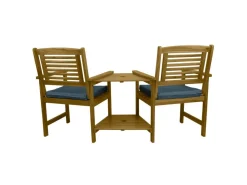 Loveseat Gartenbank mit Kissen