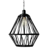 Lumineo Black Seil Solar-Hängelampe