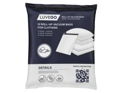 Luvego Set von 12 Vakuum-Rollbeutel