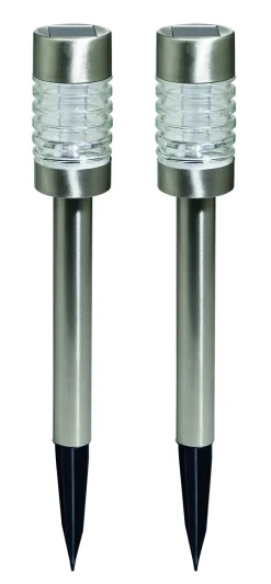 Luxform Torino Set von 2 Solar stehleuchte