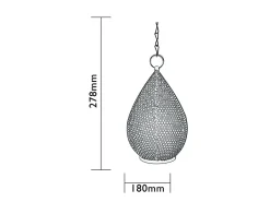 Luxform Tripolis Tisch und Hanglampe
