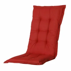 Madison Basic rote Gartenstuhlkissen - 4er-Set