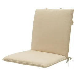 Madison Beige Canvas Eco+ Stapelbare Stuhlkissen - 4er-Set
