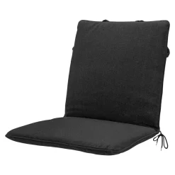 Madison Black Canvas Eco+ Stapelbare Stuhlkissen - 4er-Set