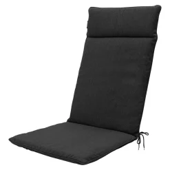 Madison Black Canvas Eco+ Gartenstuhlkissen - 4er-Set