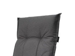Madison Check Grey Sitzkissen mit hoher Rückenlehne