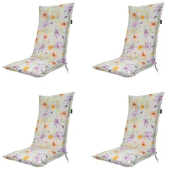 Madison Florina lila Gartenstuhlkissen - 4er-Set