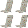 Madison Florina orange Gartenstuhlkissen - 4er-Set