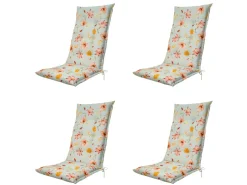 Madison Florina orange Gartenstuhlkissen - 4er-Set