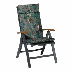 Madison Floris Grey 120x50 Kissen mit hoher Rückenlehne