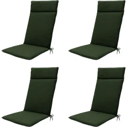 Madison Green Canvas Eco+ Gartenstuhlkissen - 4er-Set