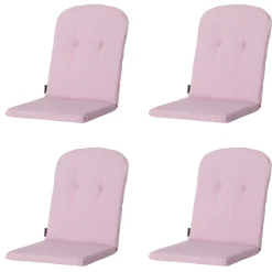 Madison Panama Schalensitzkissen in zartem Rosa – 4er-Set