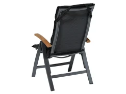 Madison Rib Black Fiber Gartenkissen