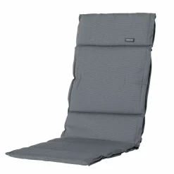 Madison Rib Grey 125x50 Gartenkissen mit hoher Rückenlehne