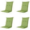 Madison Rib Lime Gartenstuhlkissen - 4er-Set