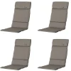 Madison Rib Liver Gartenkissen - 4er-Set