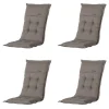 Madison Rib Liver Gartenstuhlkissen - 4er-Set