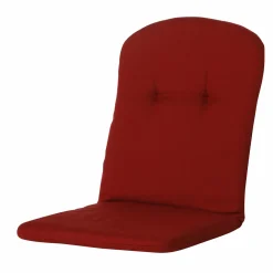 Madison Rib rotes Schalensitzkissen - 4er-Set