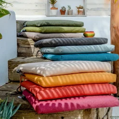 Madison Taupe Canvas Eco+ Gartenstuhlkissen - 4er-Set