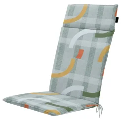 Madison Tess orange Gartenstuhlkissen - 4er-Set