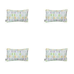 Madison Trivia Mint Dekokissen - 4er Set