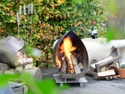 Magma Rostfrei set Garten kamin
