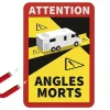 Magnetischer Aufkleber "Attention" Camper