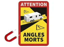 Magnetischer Aufkleber "Attention" Camper