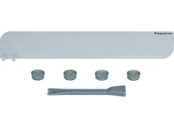 MagSpike Set L mit Halterung Duschablage ohne bohren - Silver