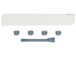 MagSpike Set L mit Halterung Duschablage ohne bohren - White