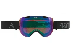 MATT Synchro Skibrille - Schwarz/Hellblau