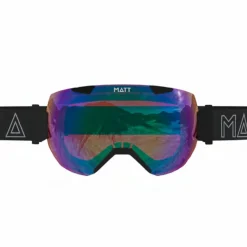 MATT Synchro Skibrille - Schwarz/Hellblau